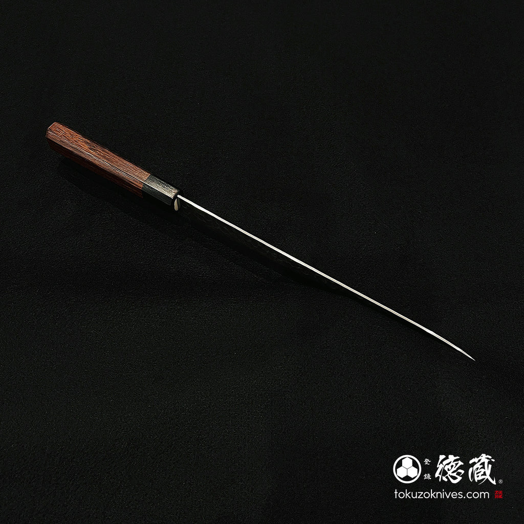 AUS10 Sujihiki 刀 Damarose 八角形手柄