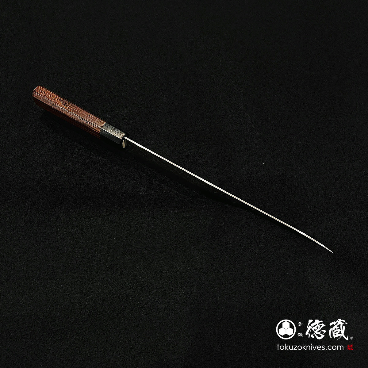AUS10 Sujihiki 刀 Damarose 八角形手柄