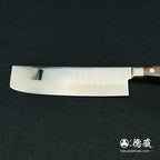AUS8　菜切包丁　ローズ柄