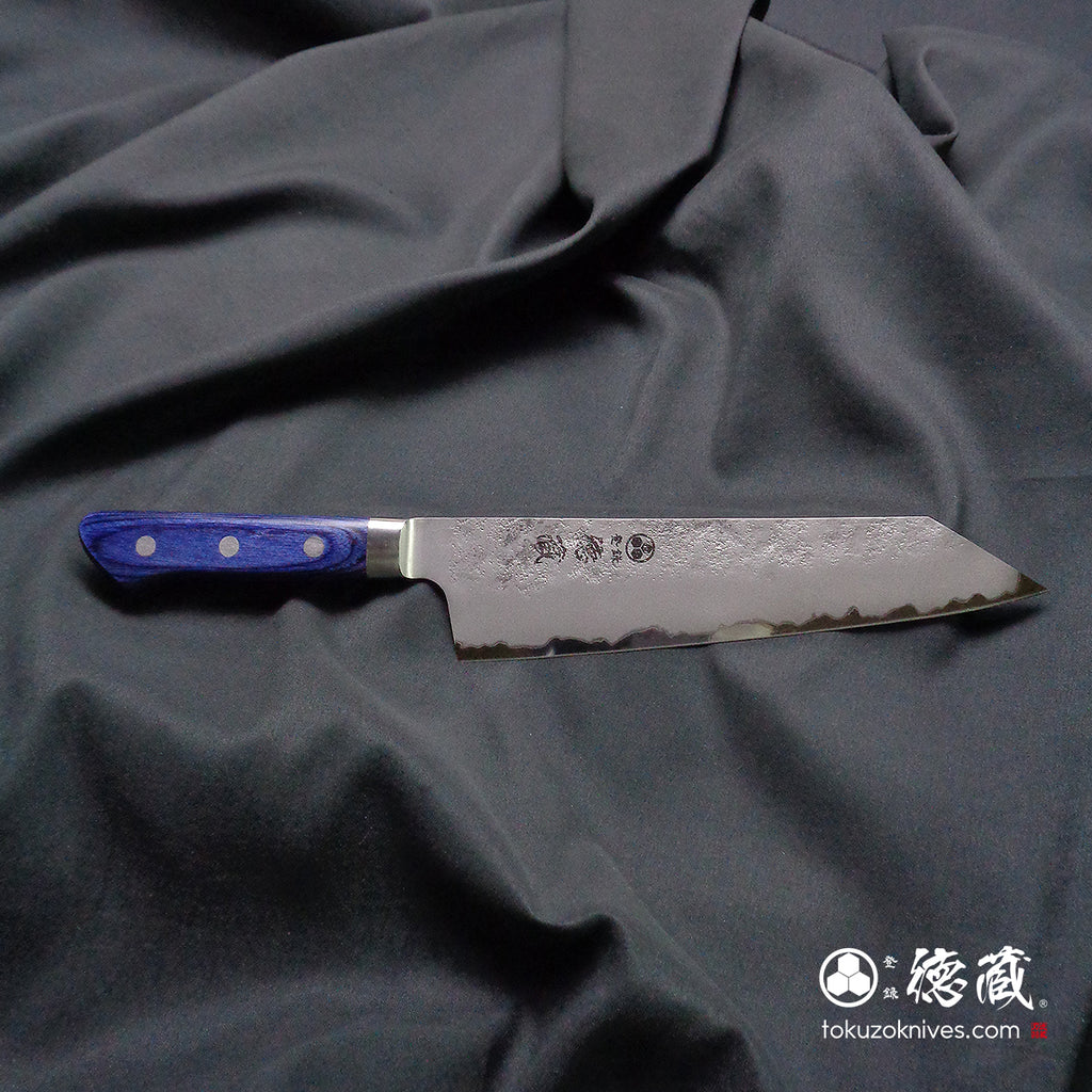 青二 切付刀 蓝柄
