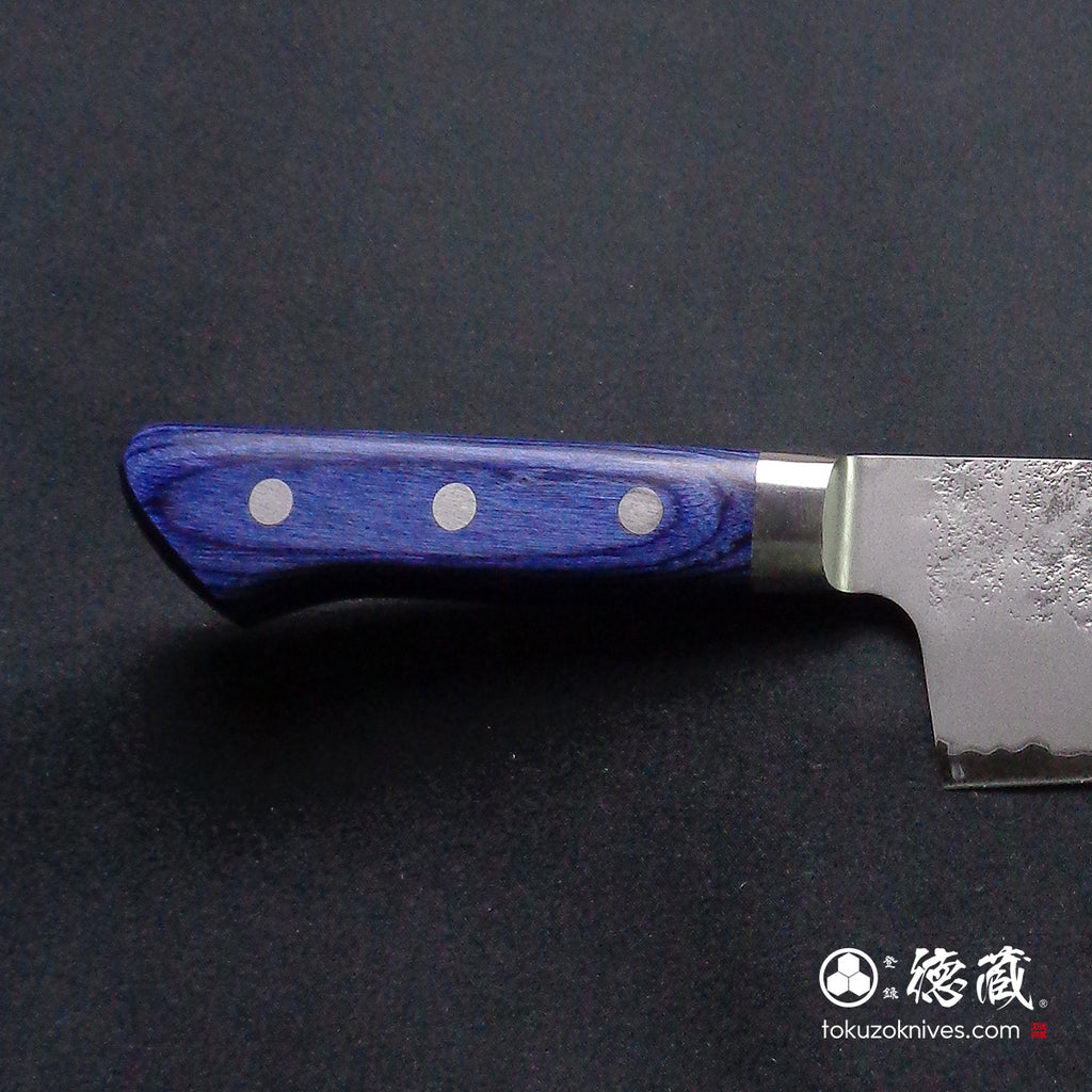 青二 切付刀 蓝柄