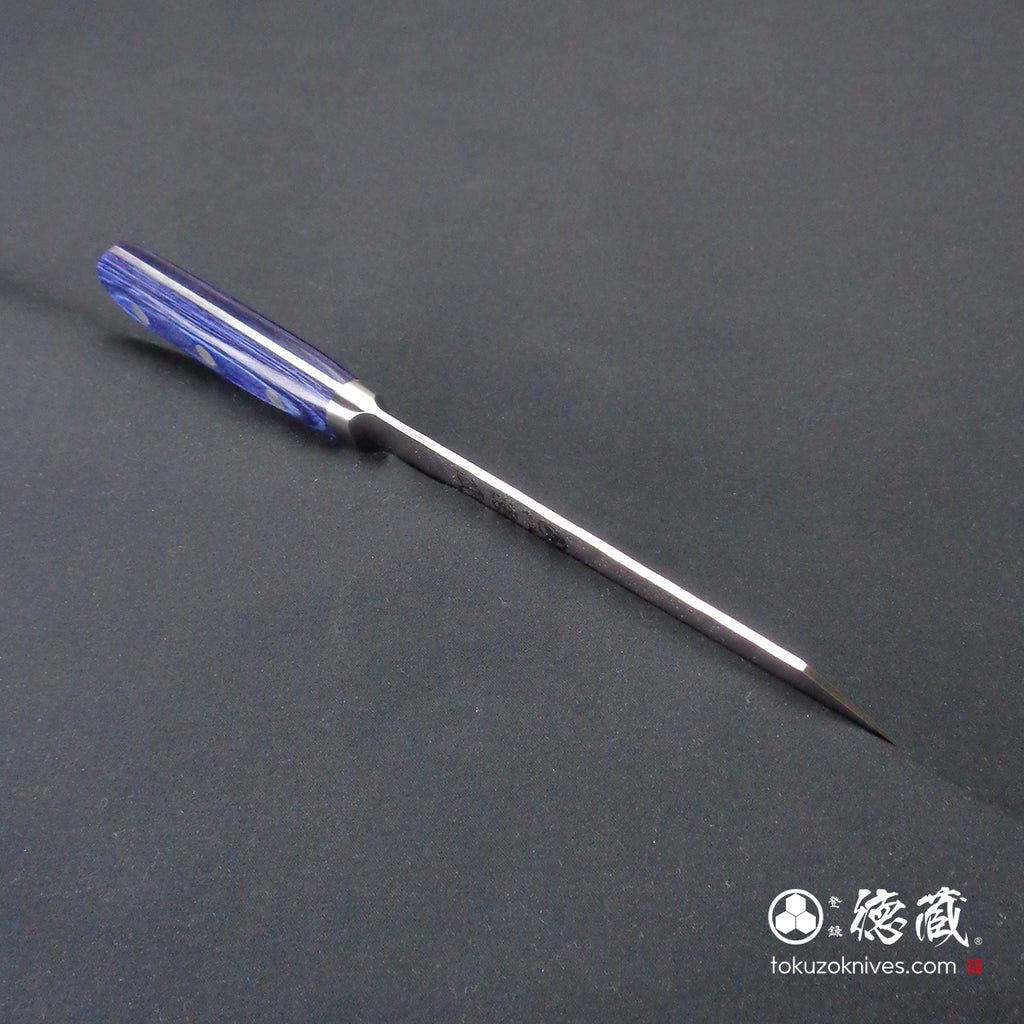 青二 切付小小刀 蓝色手柄