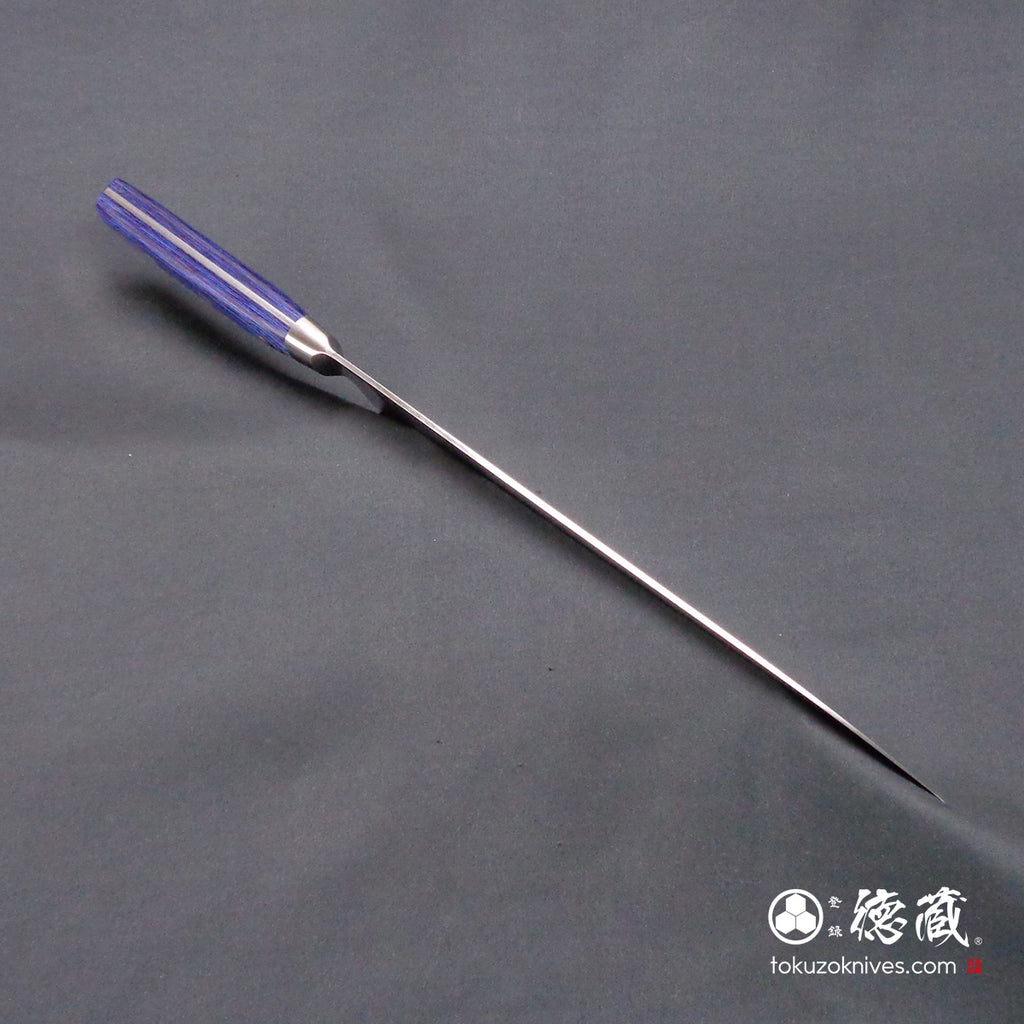 AUS8 镜面抛光 牛刀 青色手柄