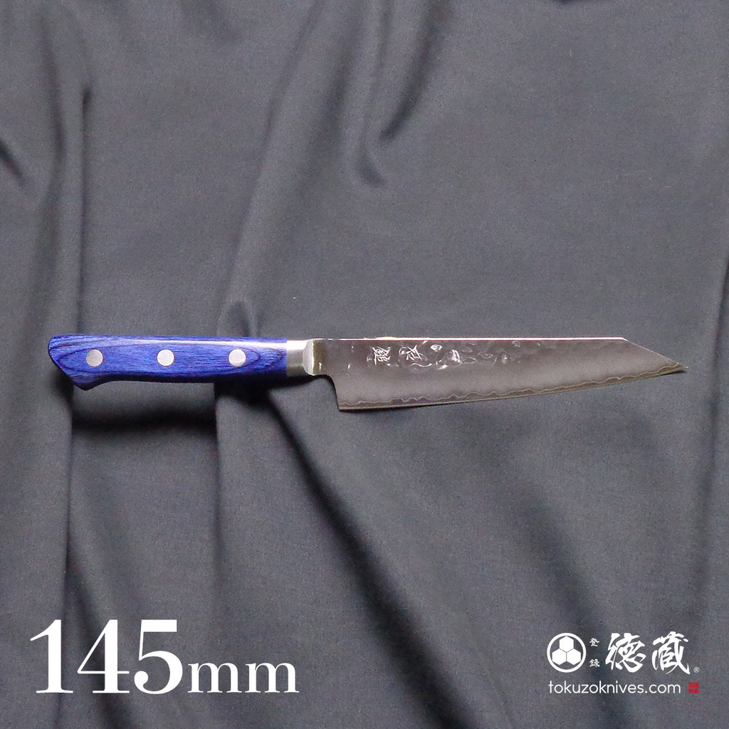 AUS10 Kiritsuke Petty Knife Blue Handle