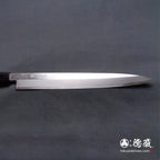 青尼柳刃刀，玫瑰木八角柄