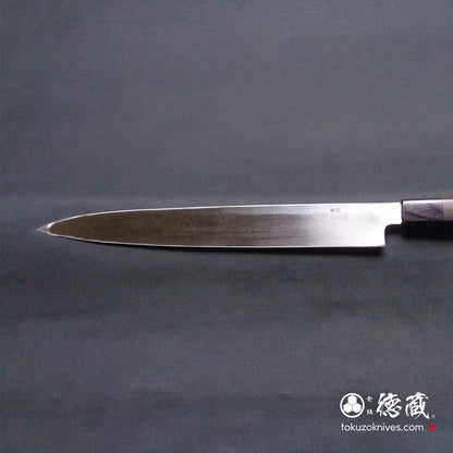 青二　柳刃包丁　紫檀八角柄