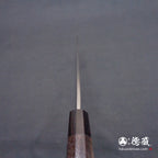 青尼柳刃刀，玫瑰木八角柄