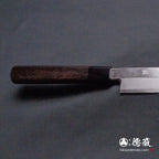 青尼柳刃刀，玫瑰木八角柄
