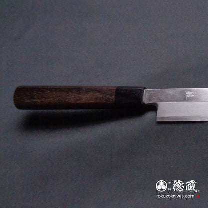 青二　柳刃包丁　紫檀八角柄
