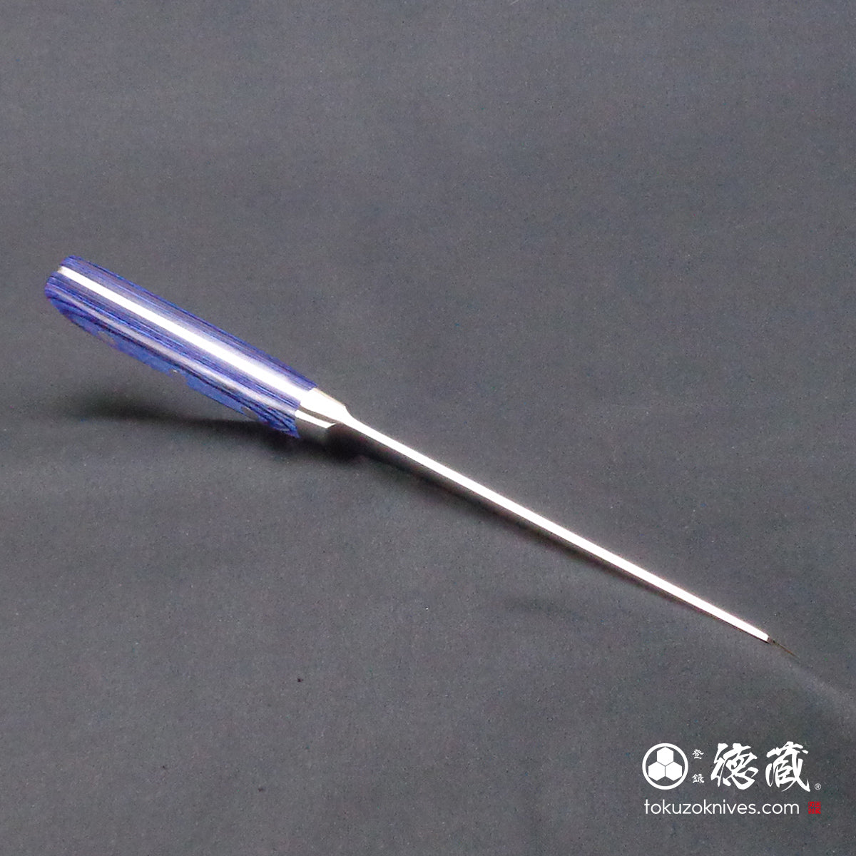 AUS8　骨スキ包丁　青ハンドル