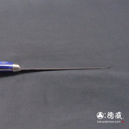 AUS8　骨スキ包丁　青ハンドル