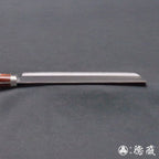 VG10 抛光 Nakiri 刀桃花心木手柄