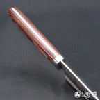 VG10 抛光三德刀桃花心木手柄