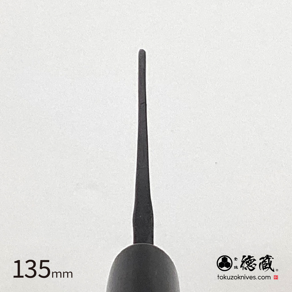 德藏 白钢 黑打 文化菜刀 樱花木柄