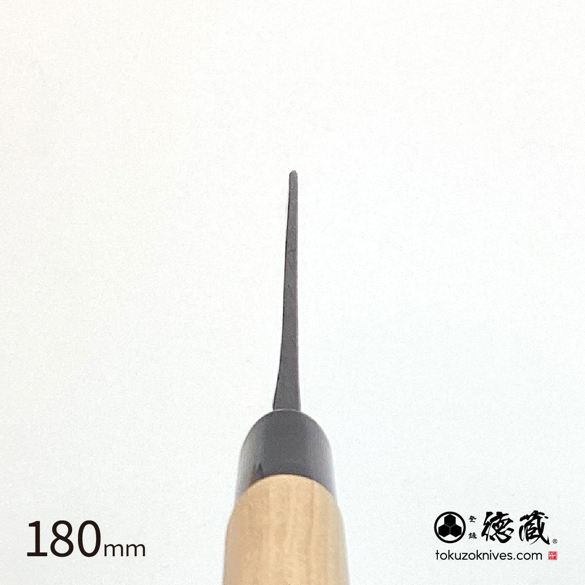 德藏 黑打万用刀 白钢 黑染 樱花手柄