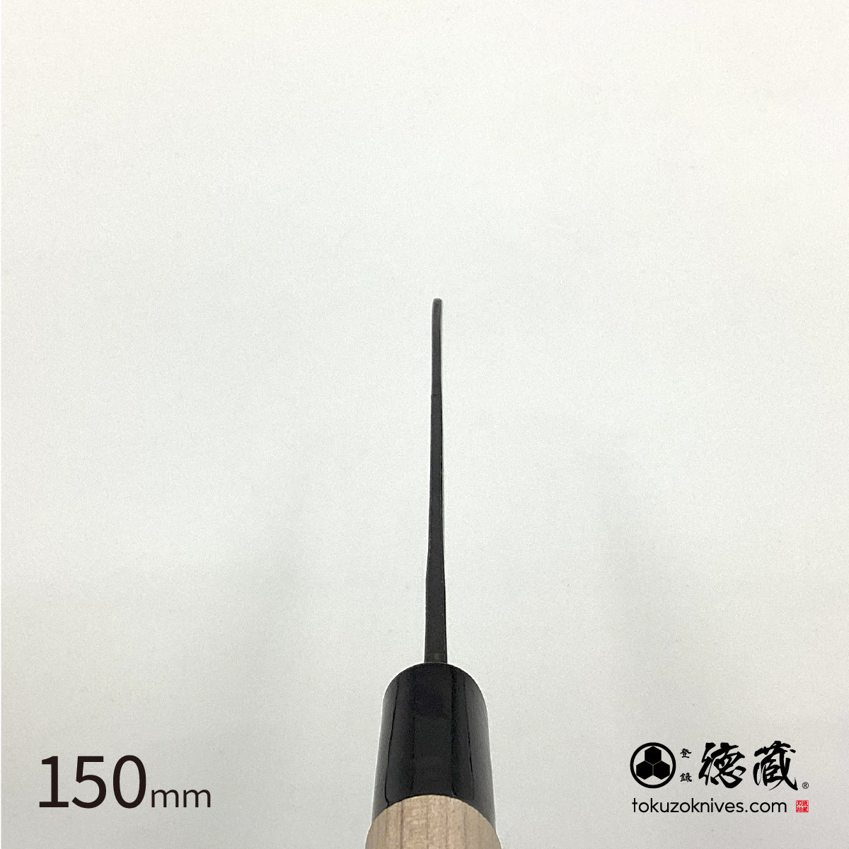 德藏 白二钢 黑打工艺 三德刀 樱花木柄