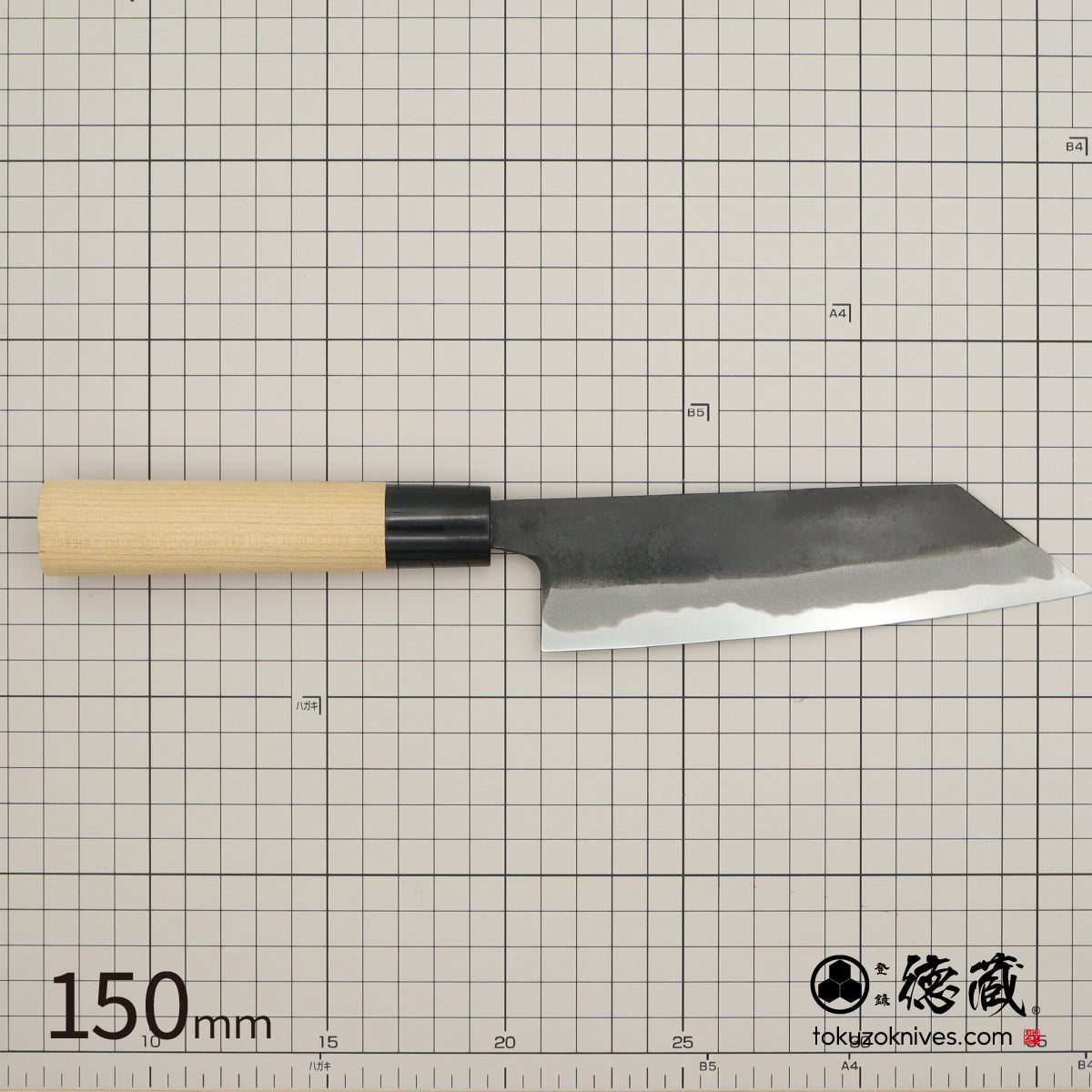 德藏 黑打 切付 白二 樱花柄
