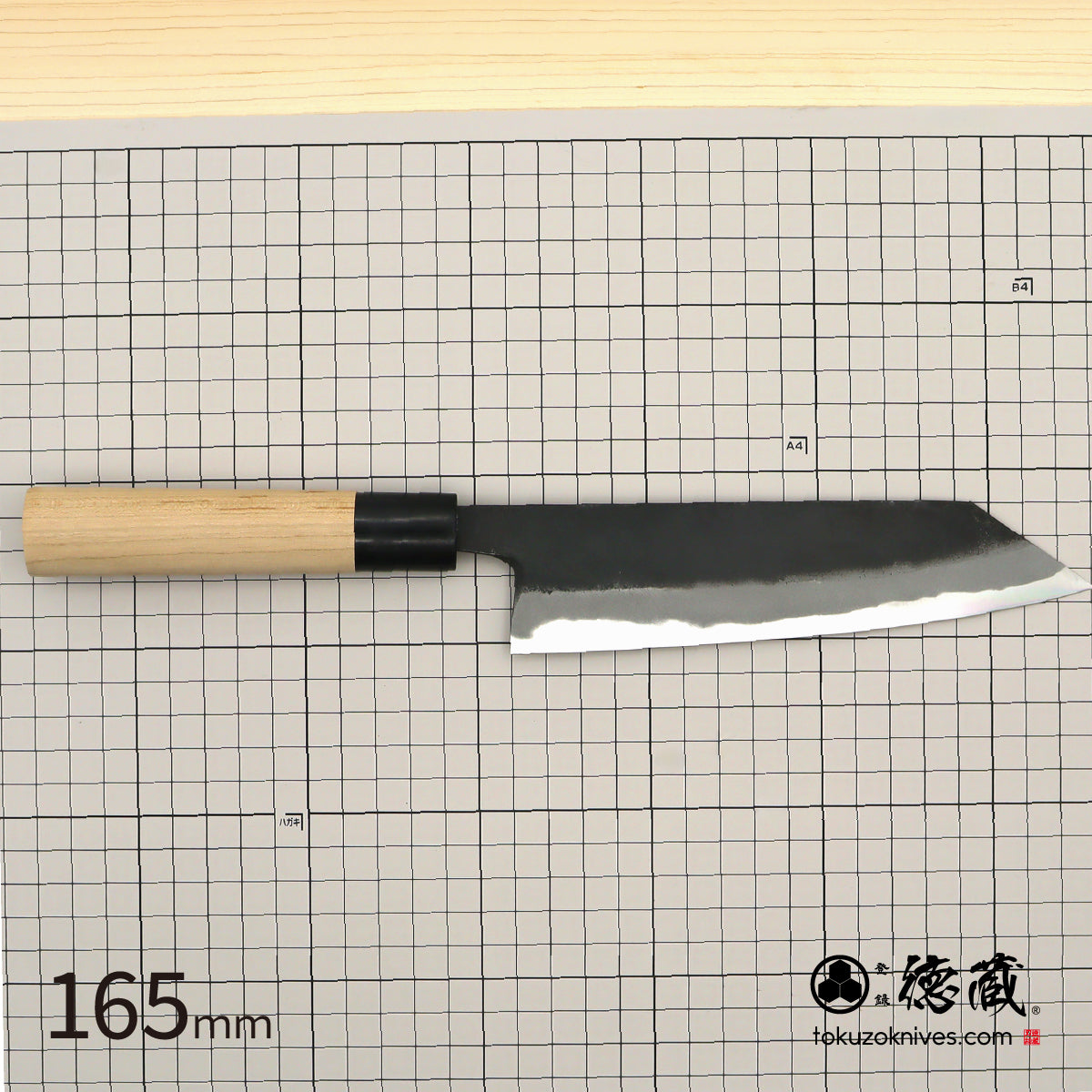 德藏 黑打 切付 白二 樱花柄