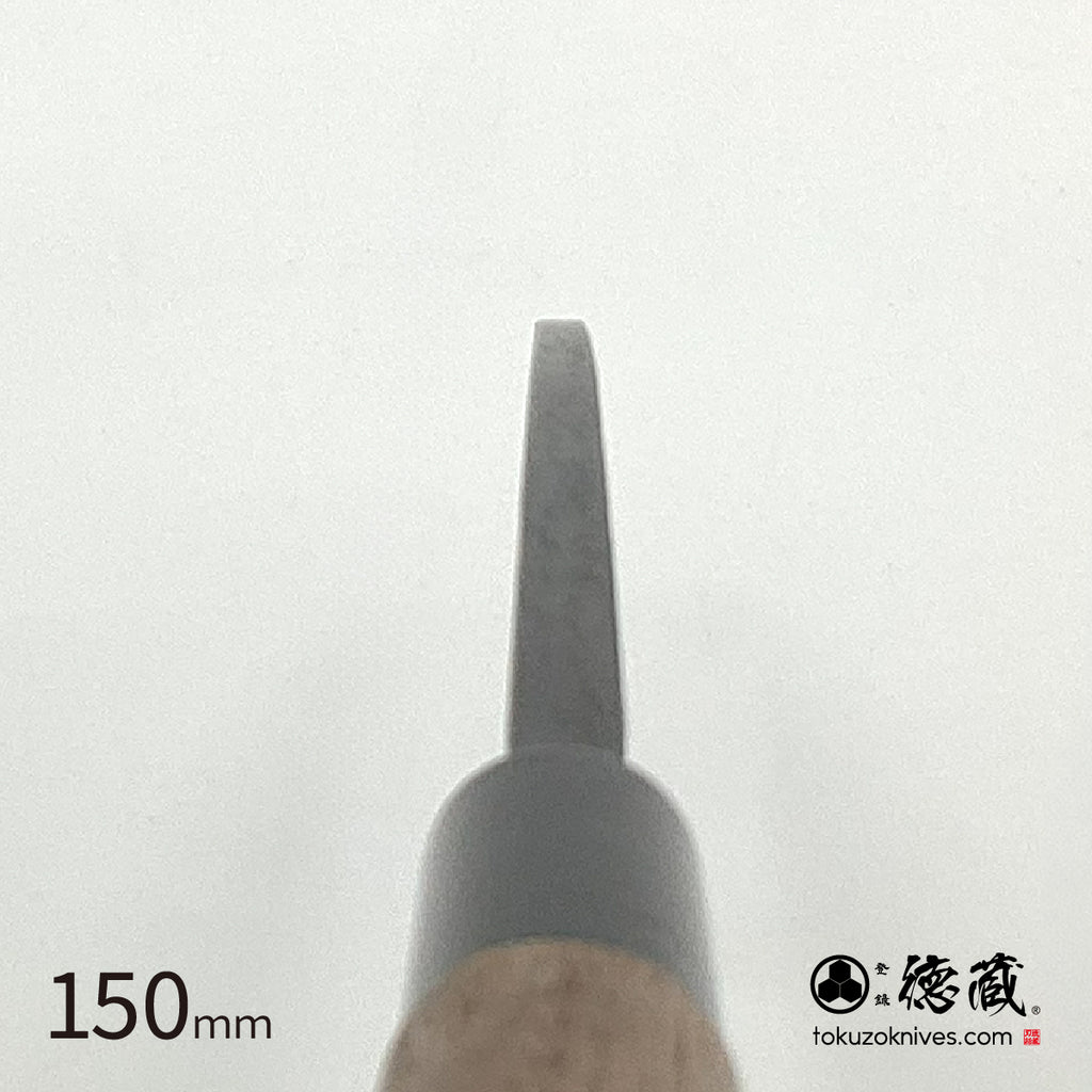 德藏 黑打出刃 青二钢 核桃木柄