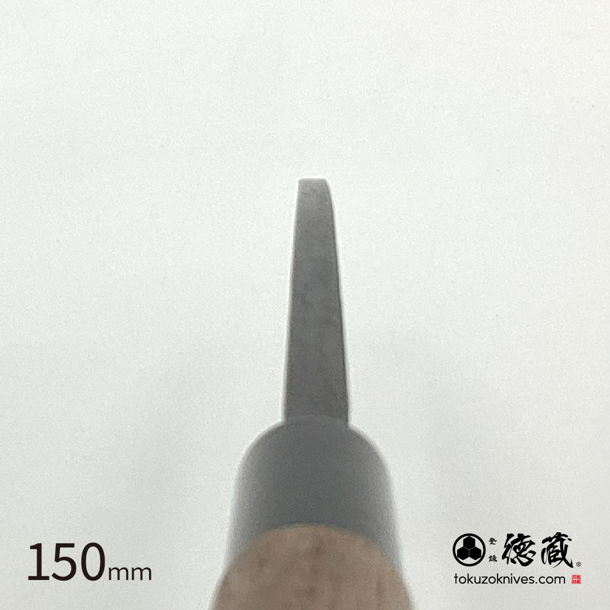 德藏 黑打出刃 青二钢 核桃木柄