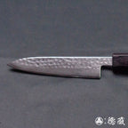 VG10 大马士革锤击小刀红木八角形手柄