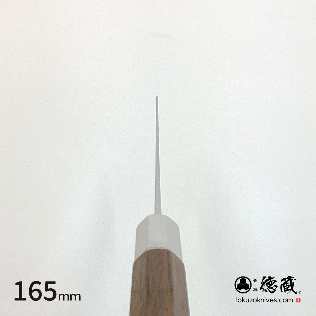 銀三 市松模様 菜切 胡桃八角