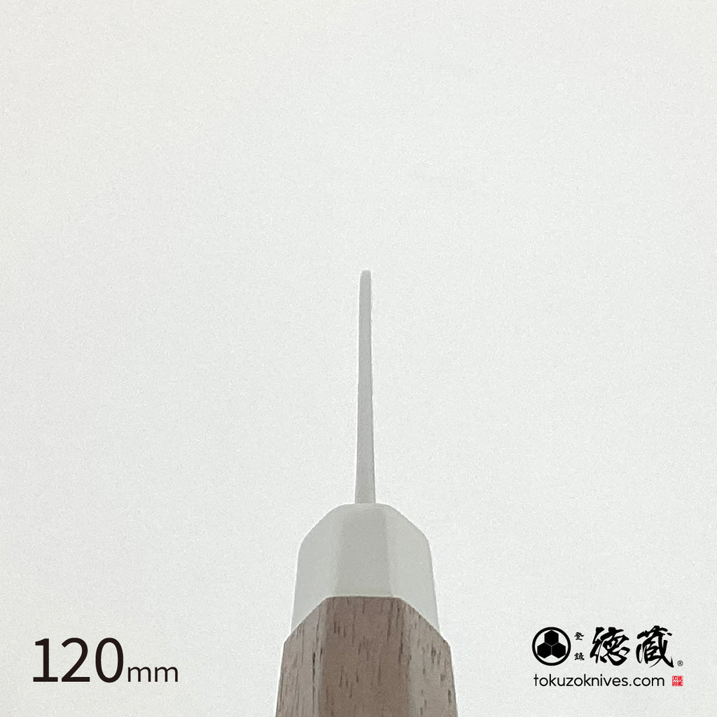 銀三 单刃柳刃刀 稳定木（白环）八角手柄