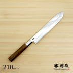 Gin San Mirror Finish Katsuo Knife Walnut Octagonal Tensoge Handle