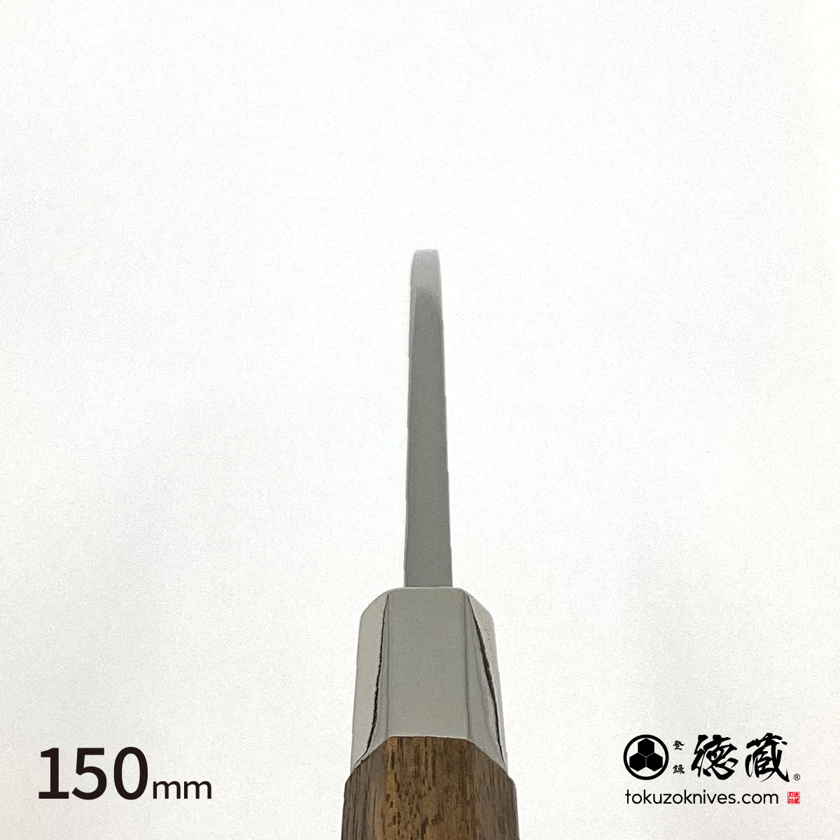 Gin San Mirror Finish Deba Knife (Fish Knife) Walnut Octagonal Tensoge Handle