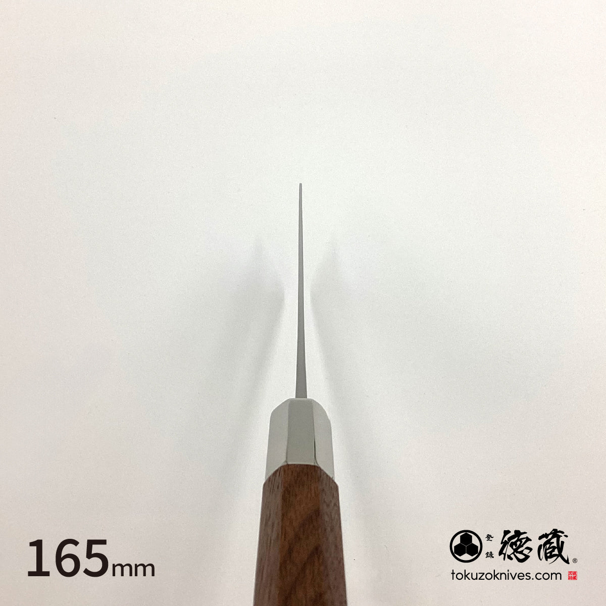 銀三 鏡面 菜切 胡桃八角