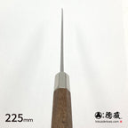 銀三 鏡面仕上げ 筋引 胡桃八角