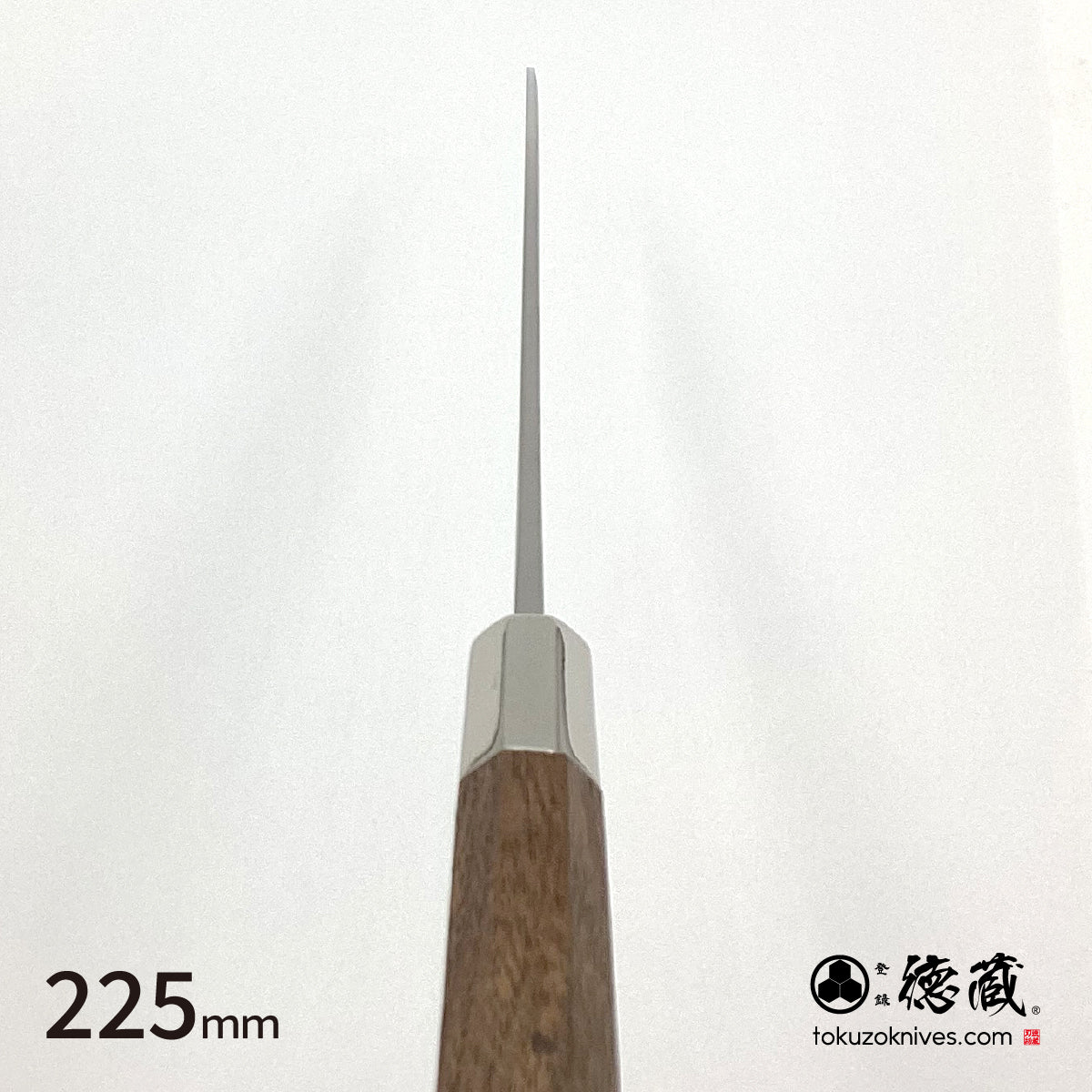 銀三 鏡面仕上げ 筋引 胡桃八角