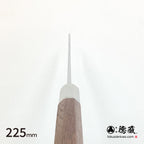 银三 镜面 柳刃 胡桃木八角柄