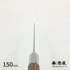 银三 小刀 和式图案 胡桃木八角柄