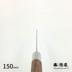 银三 小刀 和式图案 胡桃木八角柄