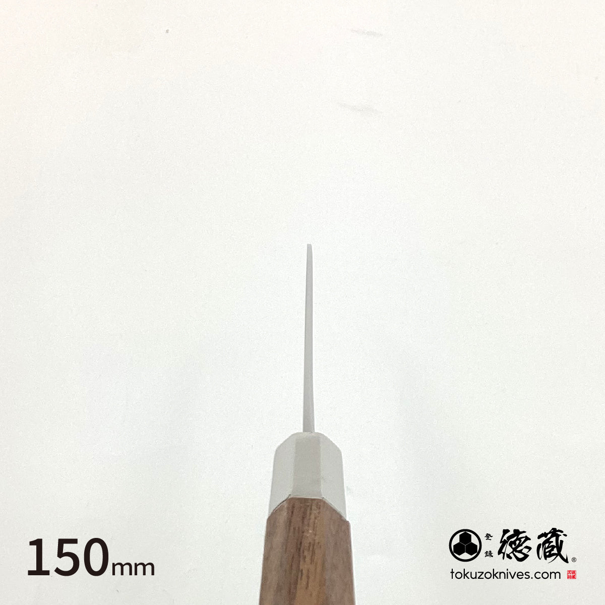 银三 小刀 和式图案 胡桃木八角柄