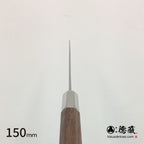 银三 小刀 和式图案 胡桃木八角柄