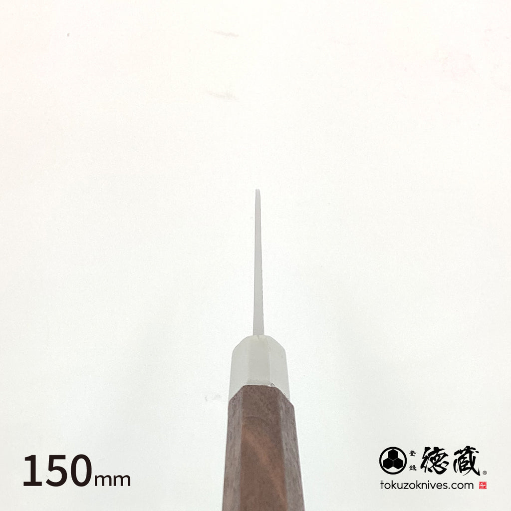 银三 小刀 和式图案 胡桃木八角柄