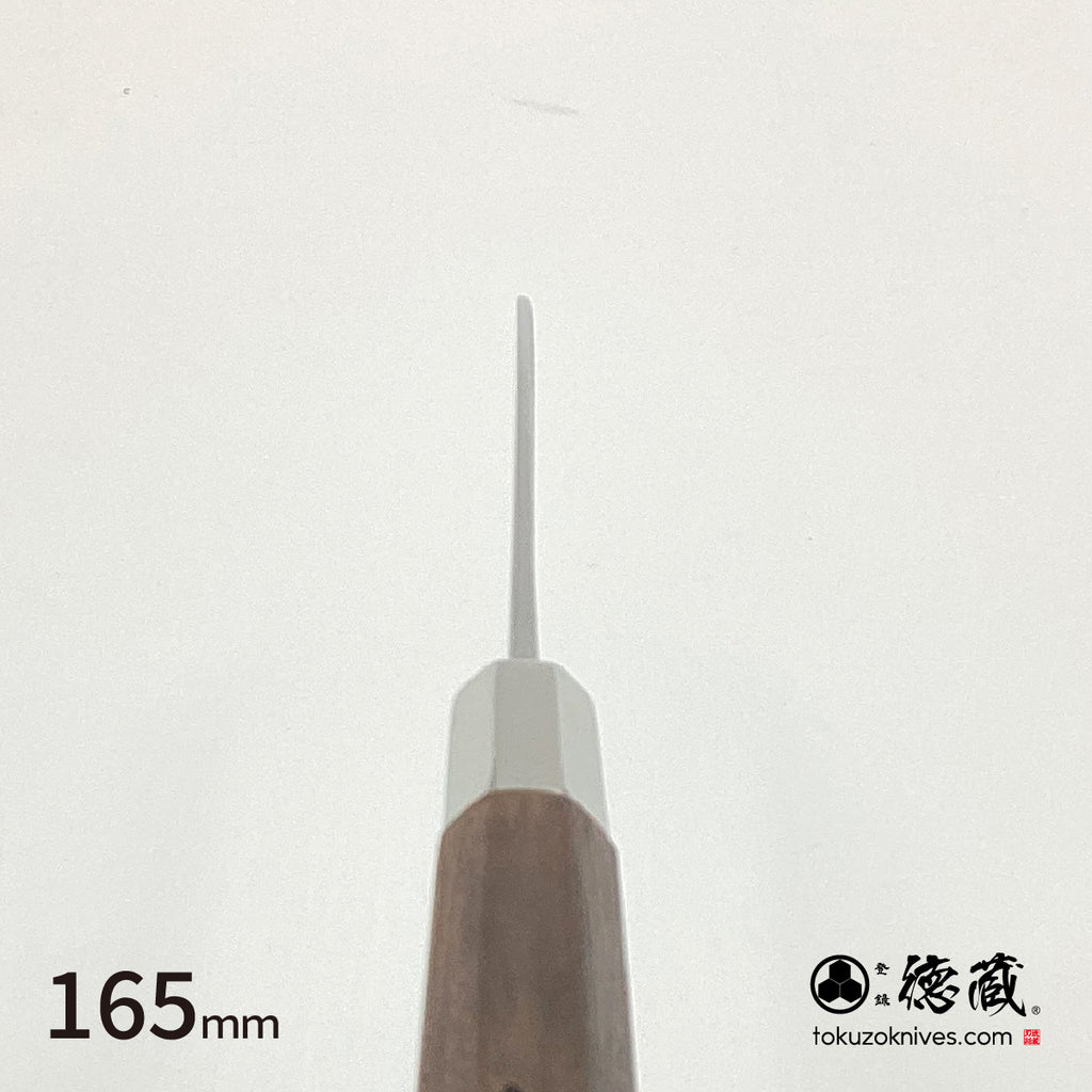 銀三 和模様 舟行包丁 胡桃八角