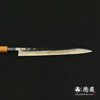 Aoni 黑色饰面 Sujihiki 刀胡桃木手柄