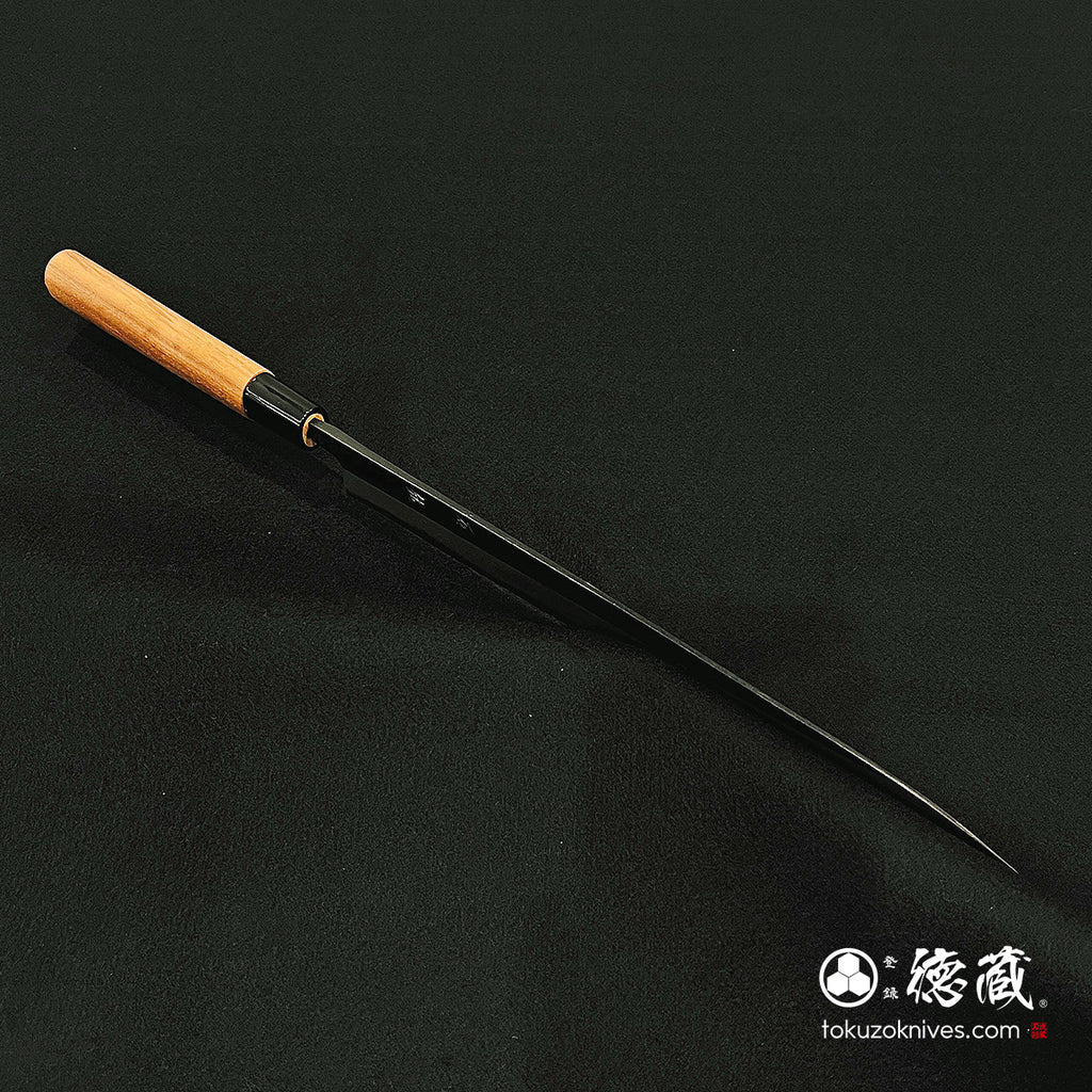 Aoni 黑色饰面 Sujihiki 刀胡桃木手柄
