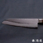 A8 槌目加工 万能刀 焦茶色手柄