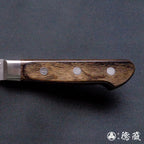A8 槌目加工 万能刀 焦茶色手柄