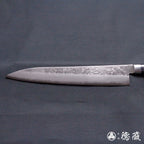 银三 梨皮润饰 牛刀 黑色手柄