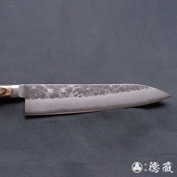 Silver-3  matt finish  Gyutou knife  dark brown handle
