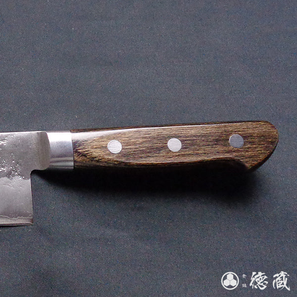 Silver-3  matt finish  Gyutou knife  dark brown handle