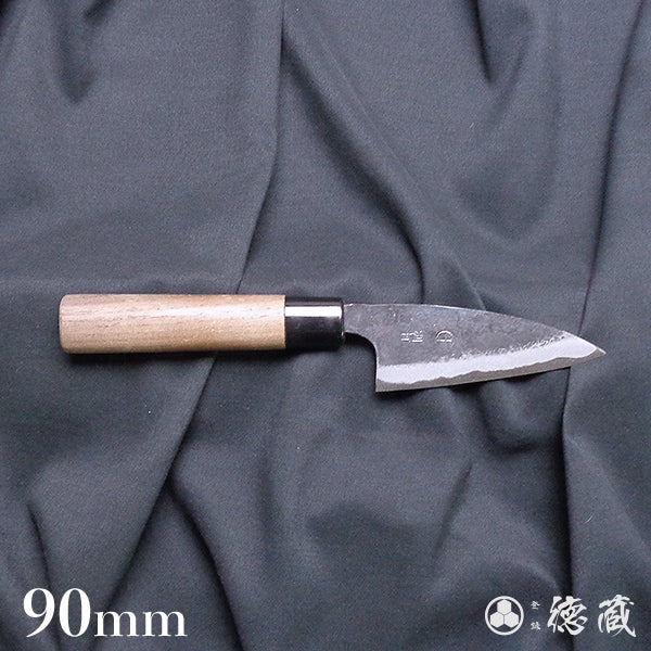 青二纸 黑面锻造加工 小包丁 胡桃木手柄