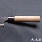 青二纸 黑面锻造加工 小包丁 胡桃木手柄