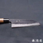 青S 黑色锻造加工 三德刀 胡桃木手柄