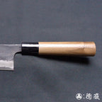 青S 黑色锻造加工 三德刀 胡桃木手柄